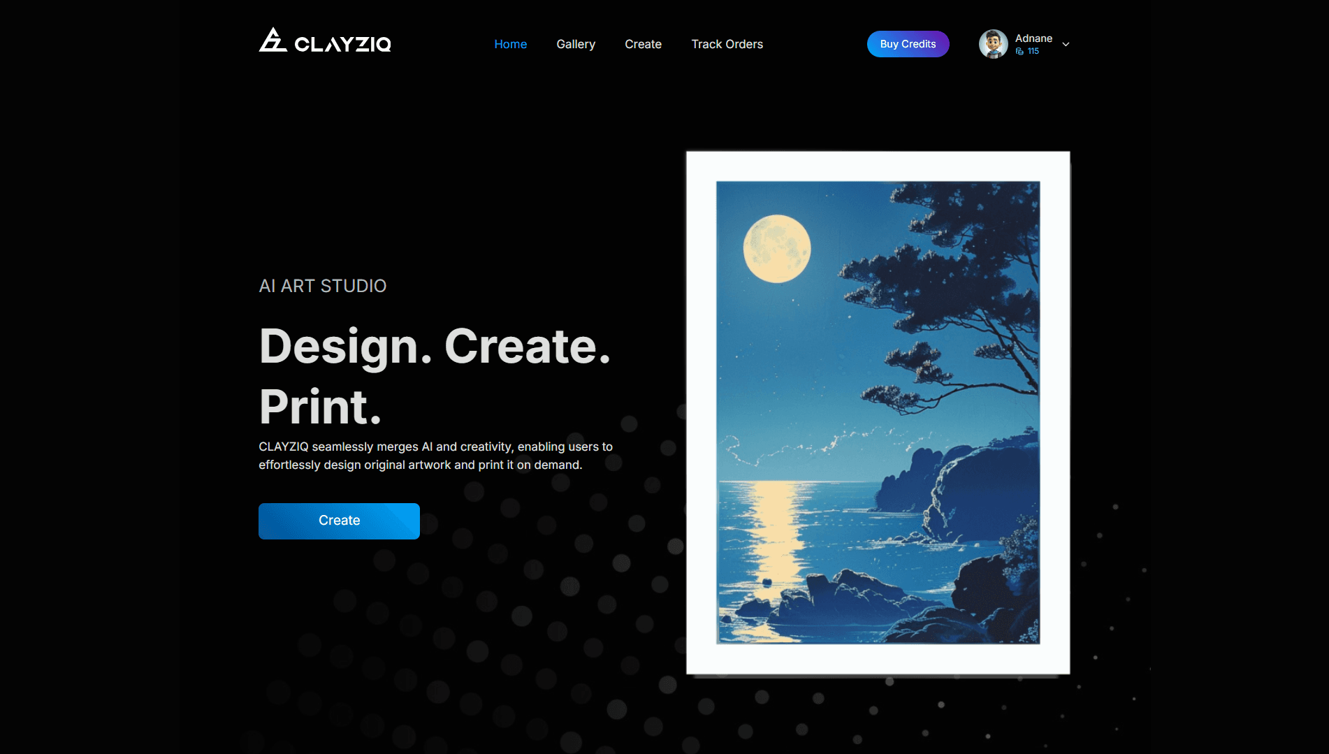 Clayziq product interface